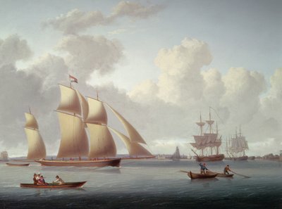 Dutch and other vessels off Greenwich by William Anderson